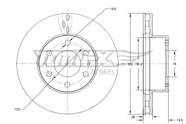 TOMEX Brakes TX 73-39...